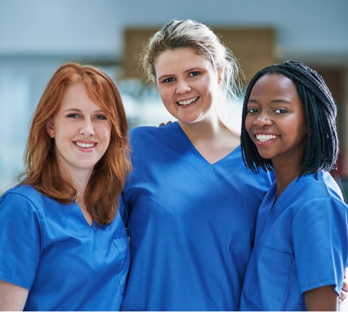 group of female doctors