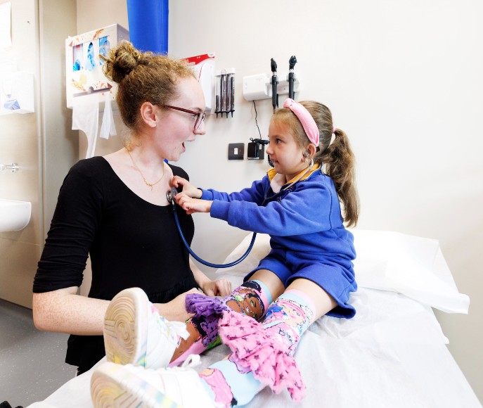 Doctor and young patient